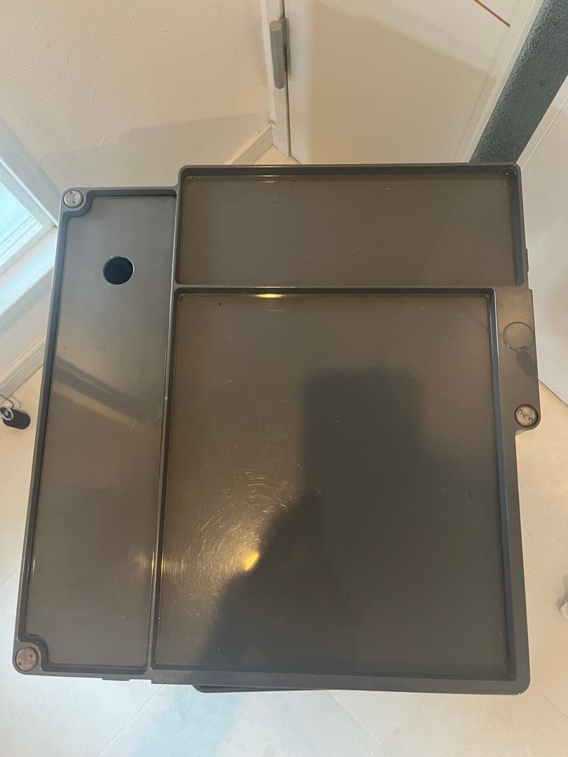 B-LINE ボビーワゴン　キャスター付きグレー収納ボックス