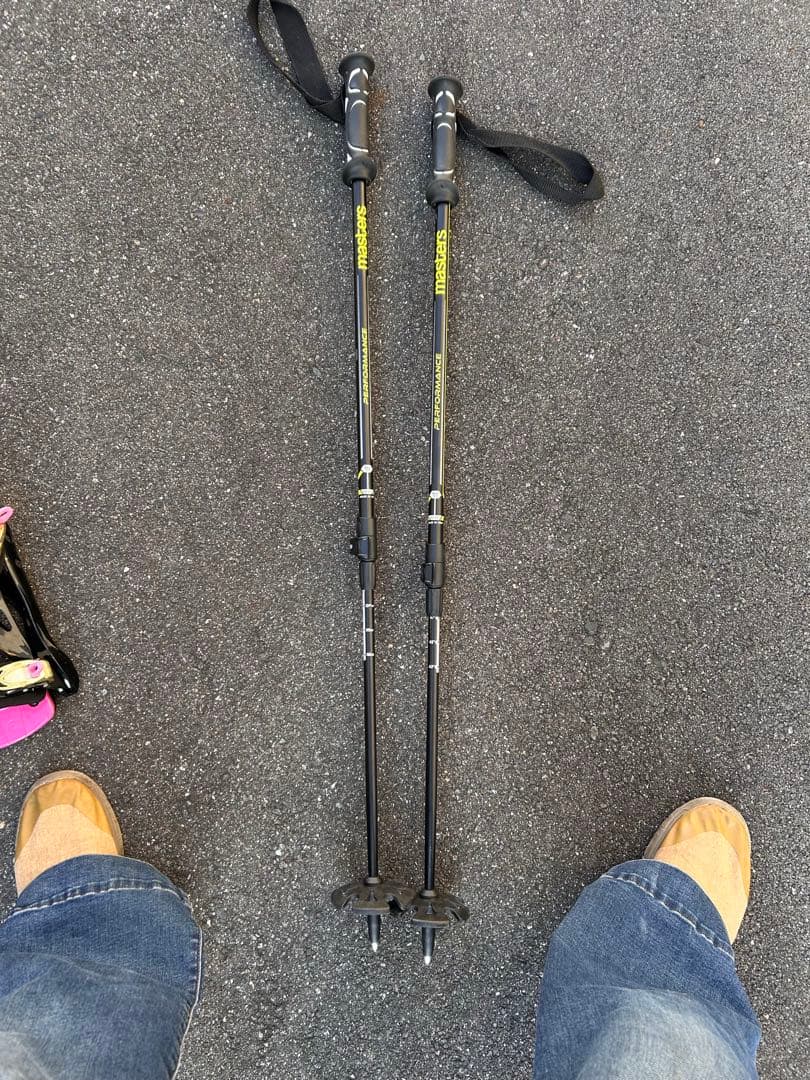 スキー、ストックセット