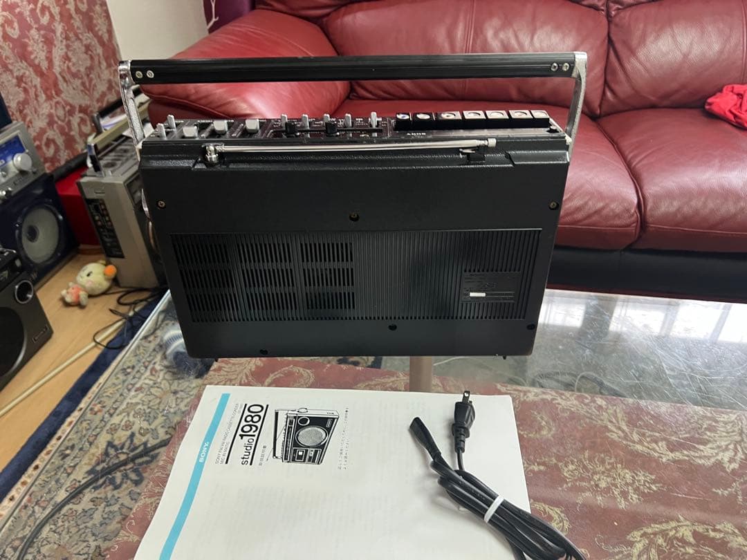昭和レトロSONY ラジカセ CF-1980 メンテナンス済み動作品