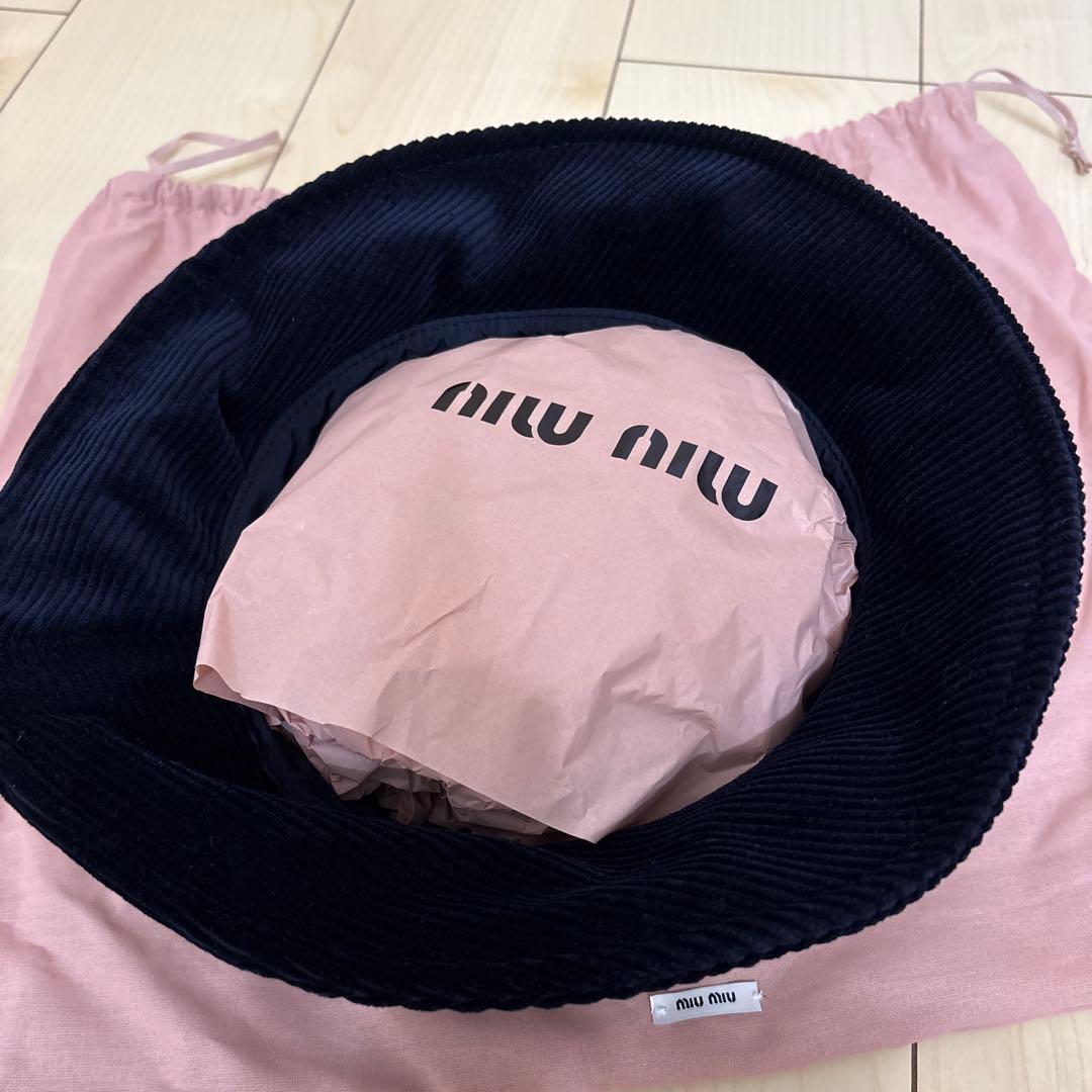 【bobmy】MIU MIU コーデュロイ　ハット