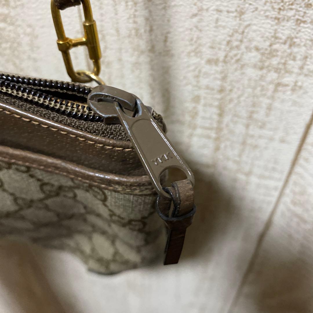 ミナミGUCCI シェリーライン ショルダーバッグ 内側難あり