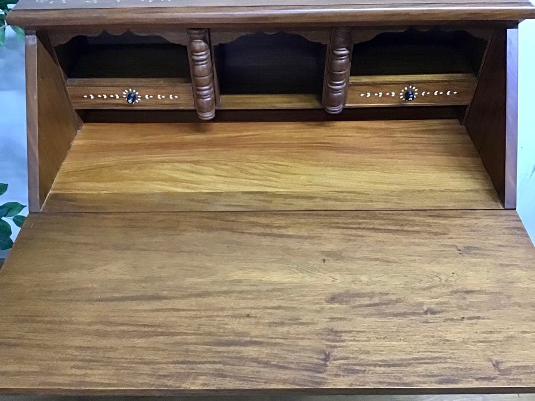 モフ☆管369☆ヨーロピアンヴィンテージ☆象嵌細工☆ライティングビューロー