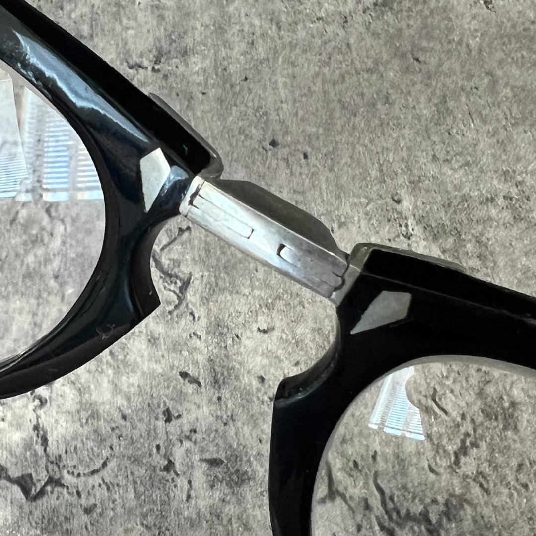 希少品 ヴィンテージ 折り畳み式 ルーペ 虫眼鏡 ブラック アンティーク