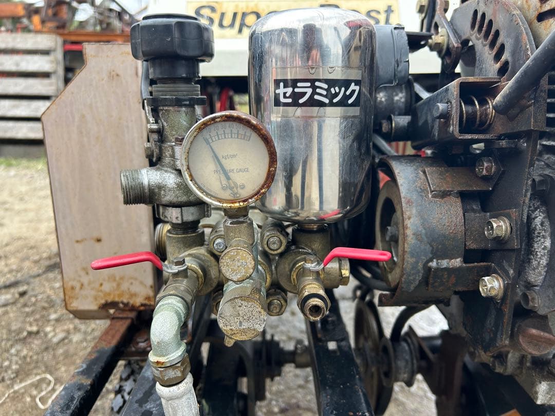 宮崎　オリンピア　自走式動噴　リモコン　9.5馬力　エンジン動噴 動噴　動画あり