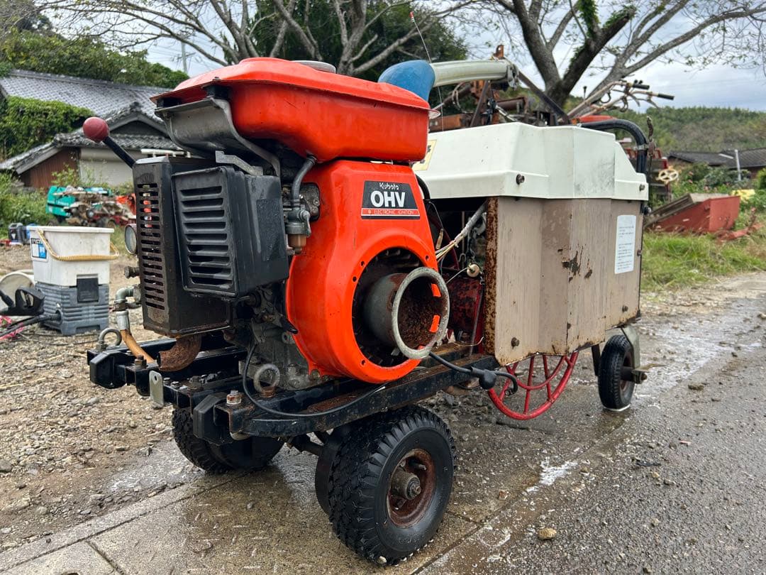 宮崎　オリンピア　自走式動噴　リモコン　9.5馬力　エンジン動噴 動噴　動画あり
