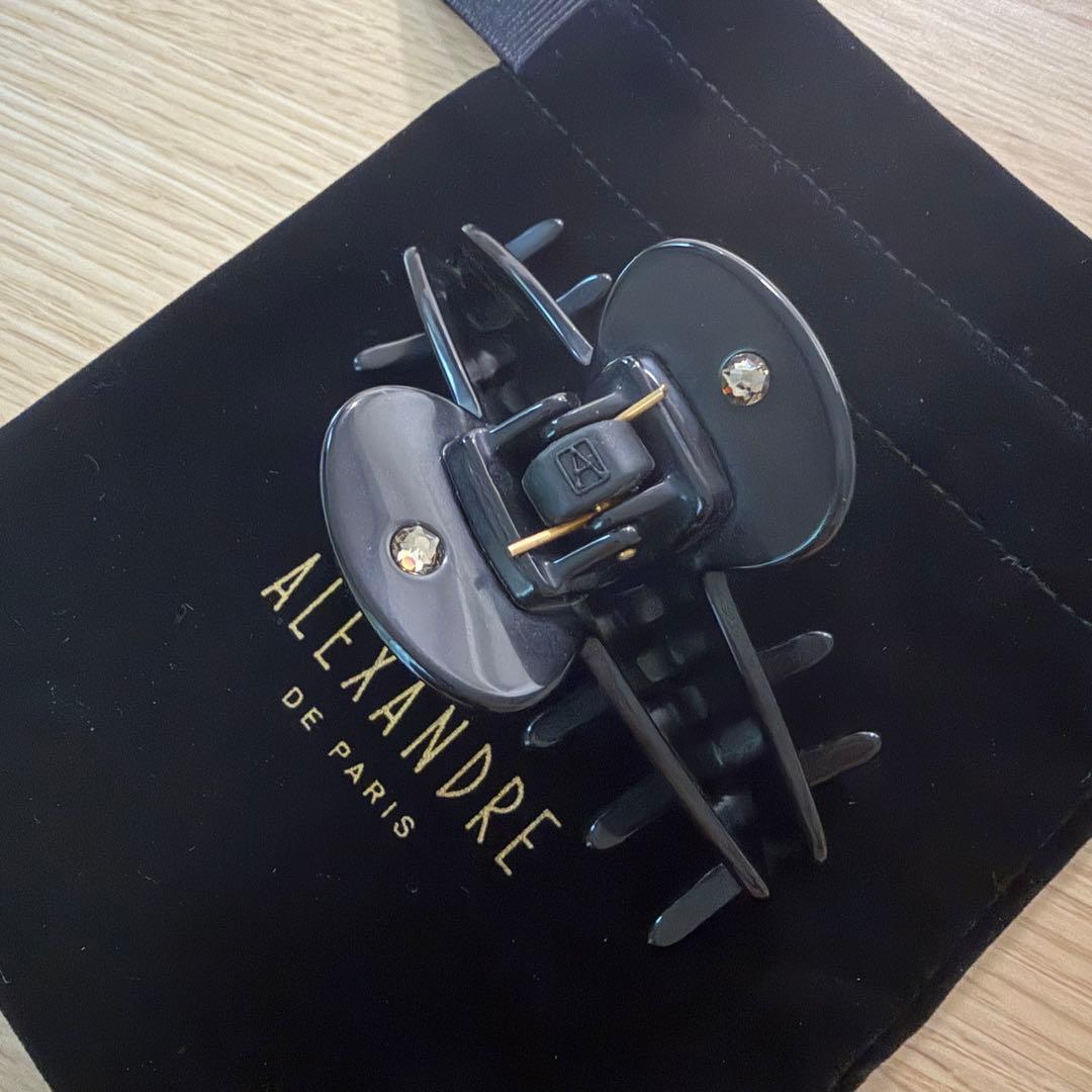 新品 ALEXANDRE DE PARIS ベーシッククリップ　¥27500 黒