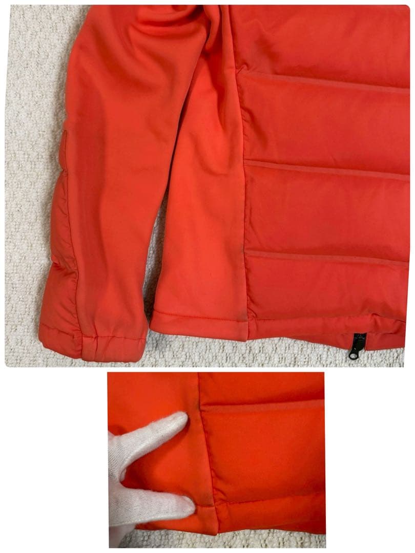 デサントゴルフ ダウンジャケット M オレンジ