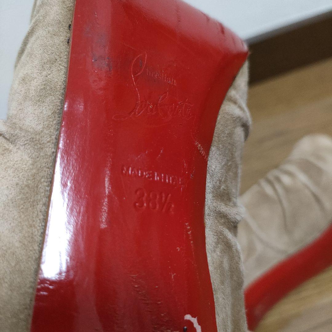 美品　Christian Louboutin ロングブーツ　スウェット