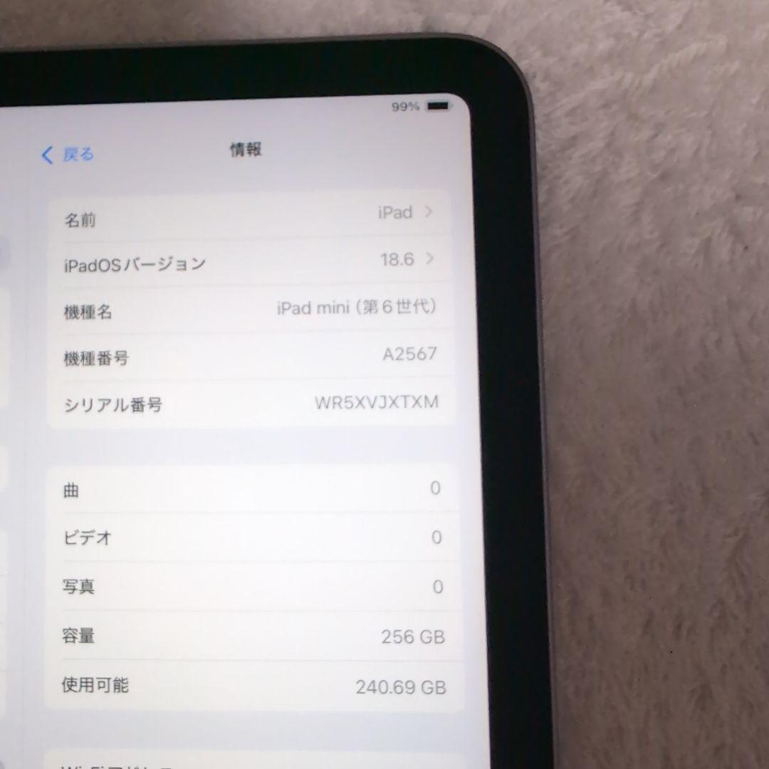 iPad mini（第6世代）256GB Wi-Fi Purple