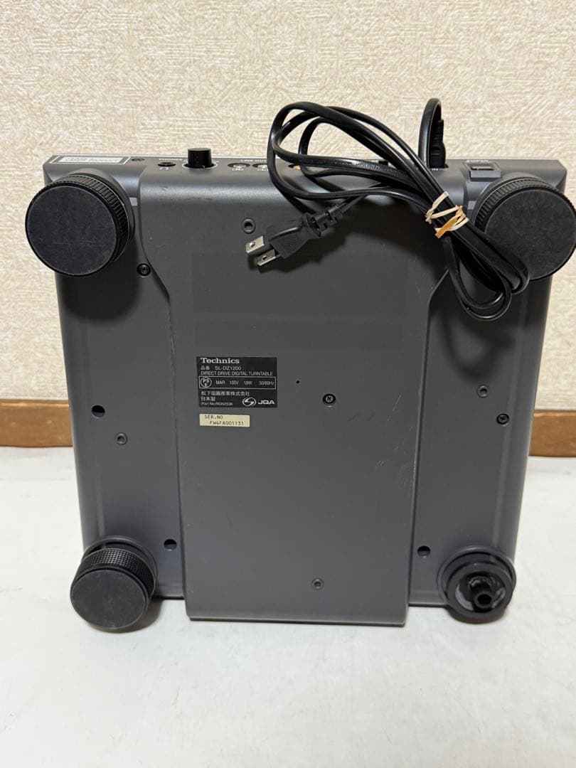 ジャンク品 通電OK Technics SL-DZ1200 DJ機材