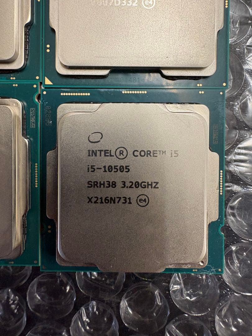 Intel cpu (i7-9700x3) (i5-10505x1) 4個セット