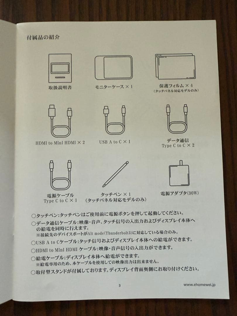 【美品】EWEI デュアル16インチタッチパネル XQ-160PW