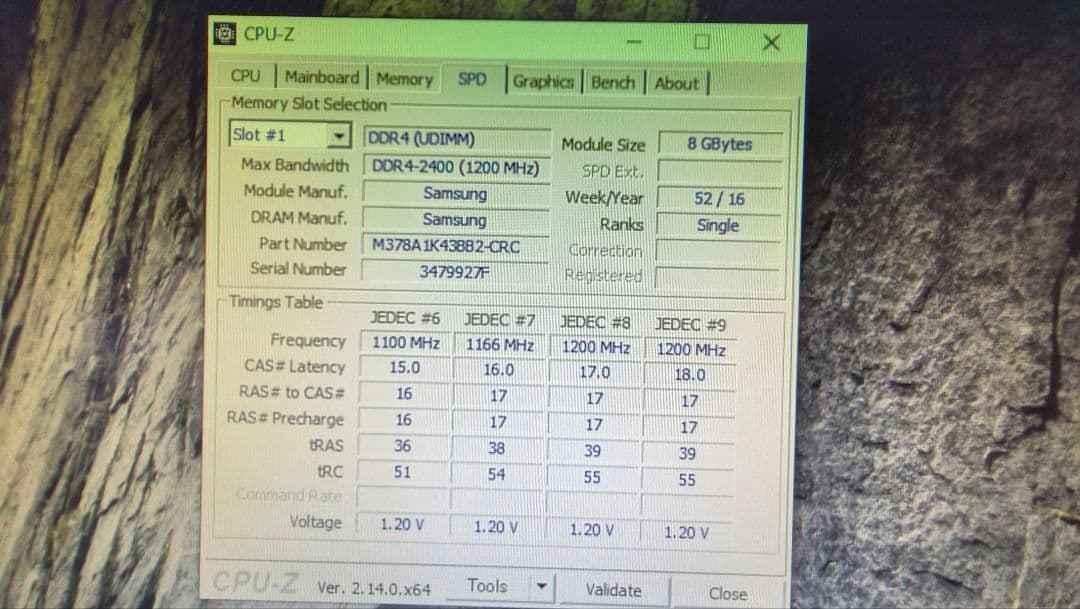 DDR4 8GBx4枚 32GB pc4-2400 動作確認済み ①