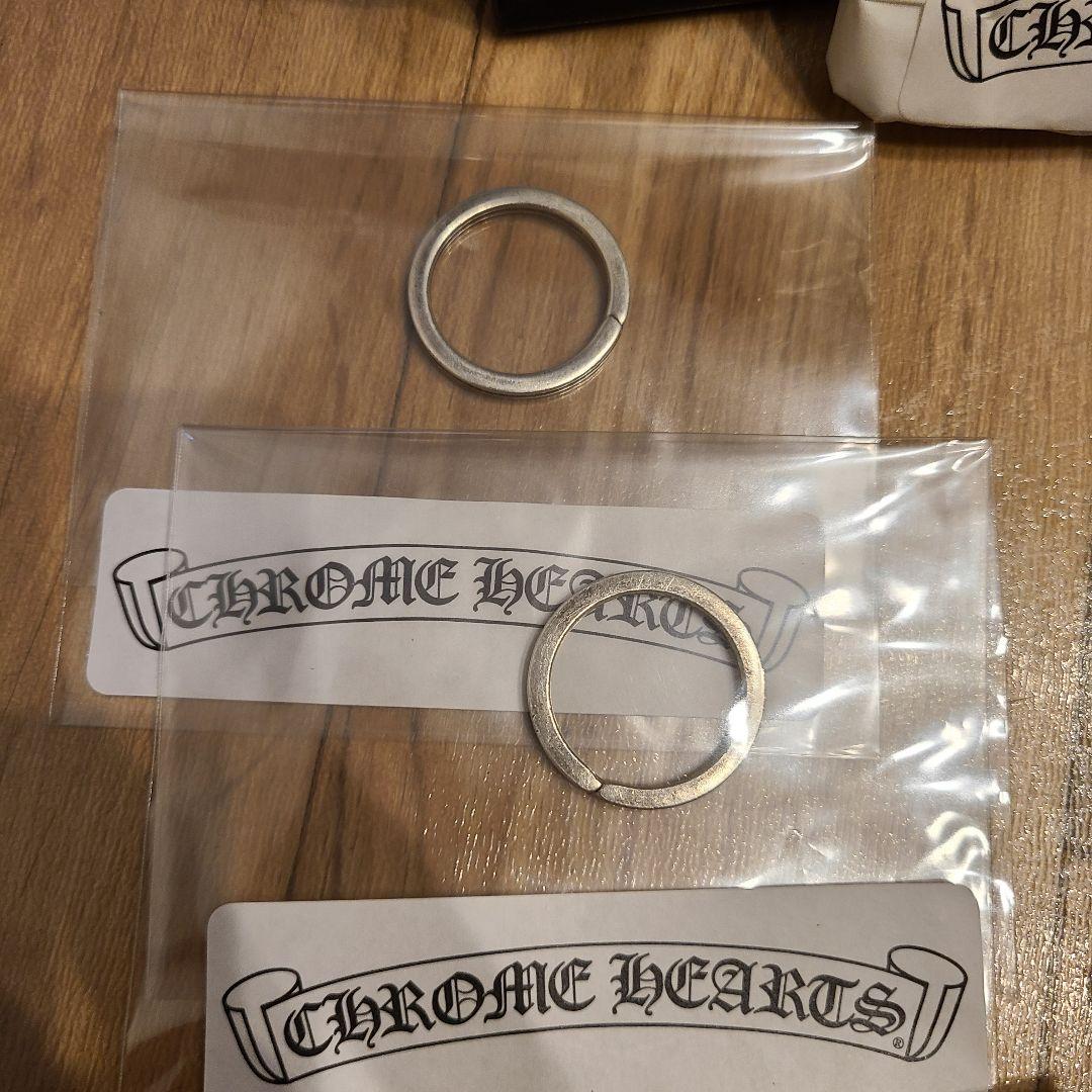 N*ア様 クロムハーツ Wベルトループ スターボタン ブラック レザー　別売リン