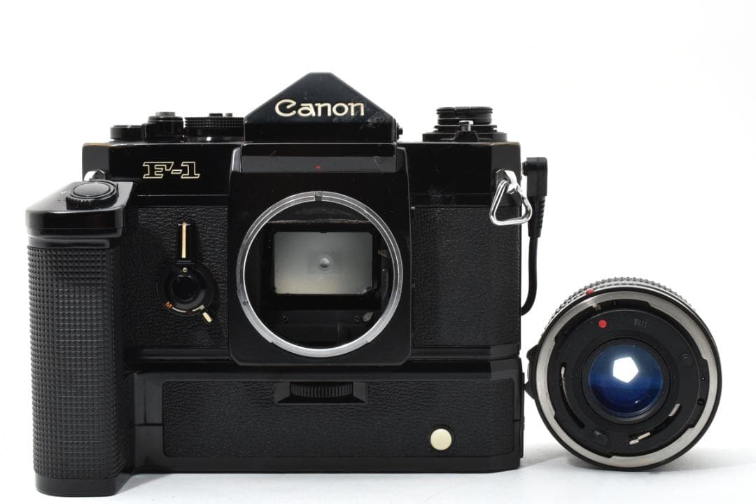 キャノン F-1前期 モータードライブ付き 50mm F1.8レンズセット