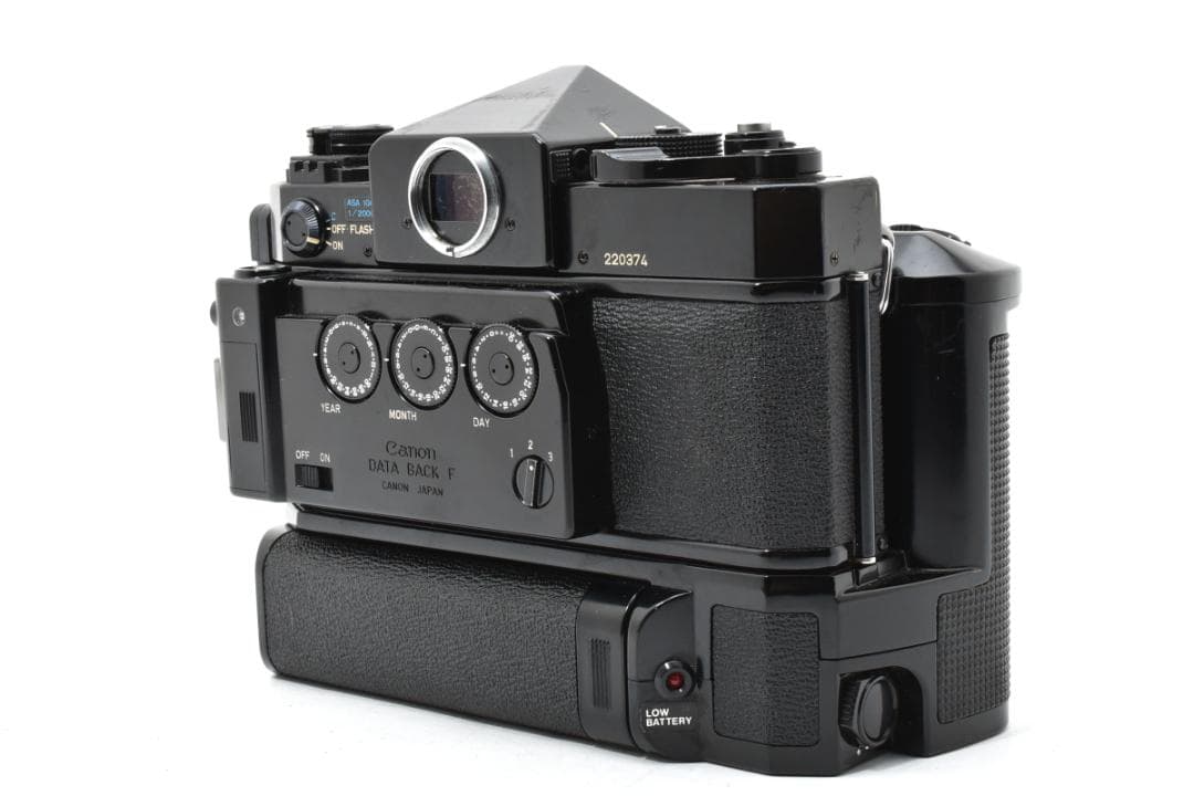 キャノン F-1前期 モータードライブ付き 50mm F1.8レンズセット
