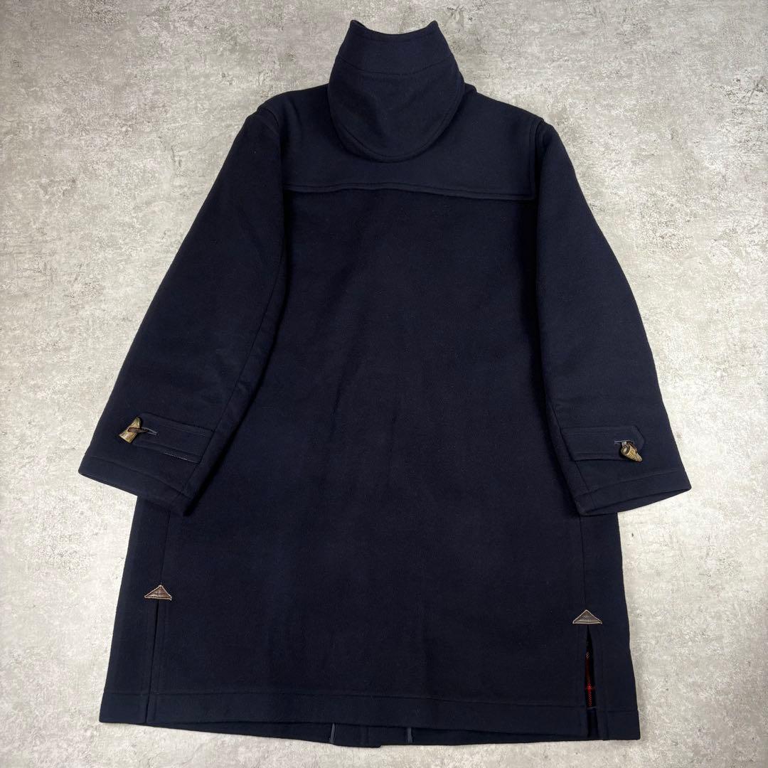 バーバリー　BURBERRY ノバチェック　ダッフルコート　カシミヤ混　ウール