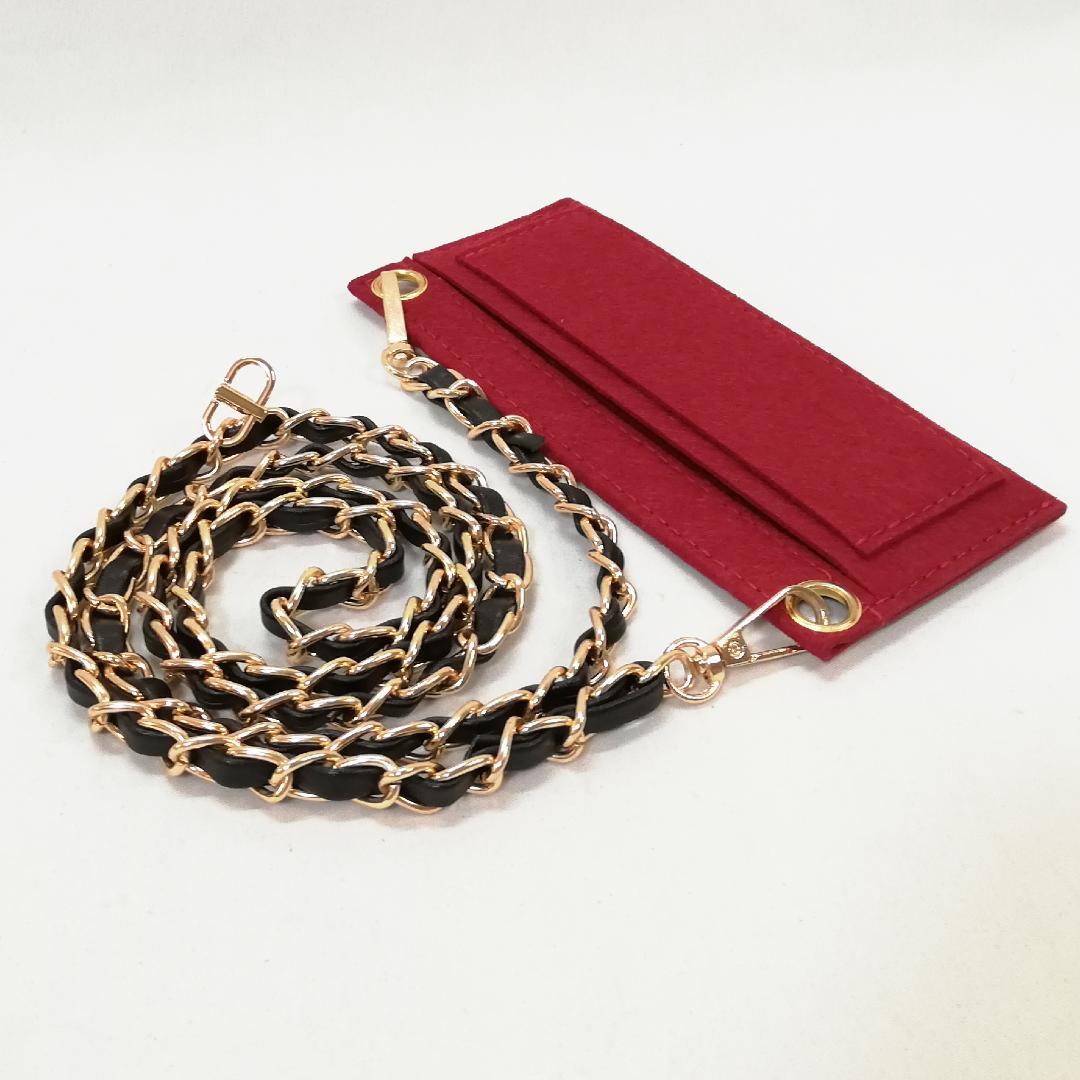 【美品級】CHANEL　キャビアスキン　マトラッセ　チェーンウォレット