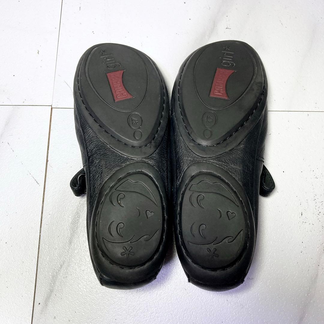 CAMPER ライトニナ ストラップシューズ 本革 軽量 黒 23.5 37