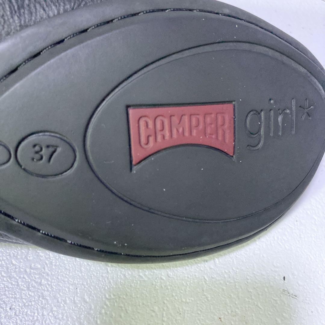 CAMPER ライトニナ ストラップシューズ 本革 軽量 黒 23.5 37