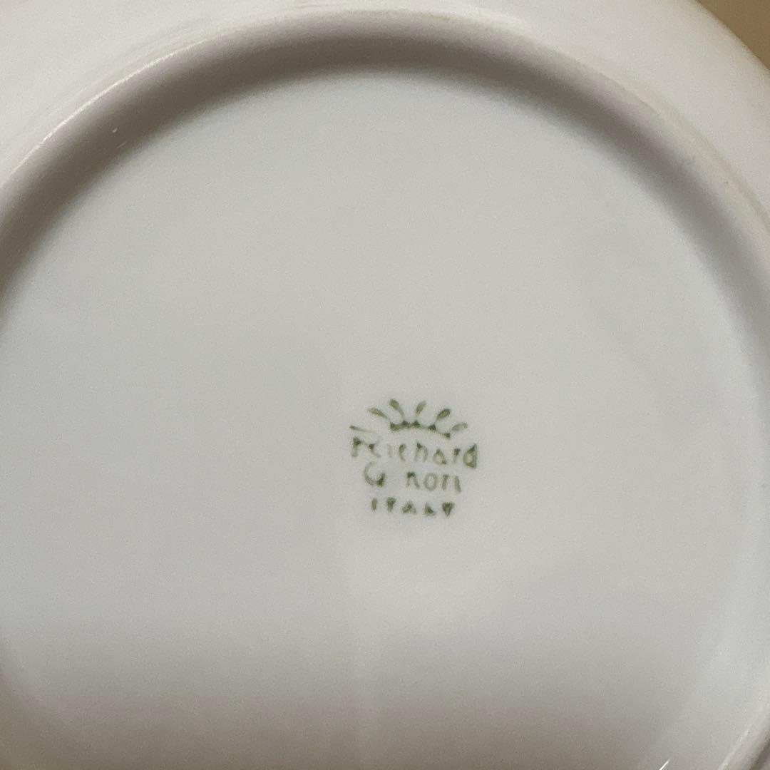 リチャードジノリ　ベッキオホワイト　ディッシュラウンド　6枚セット