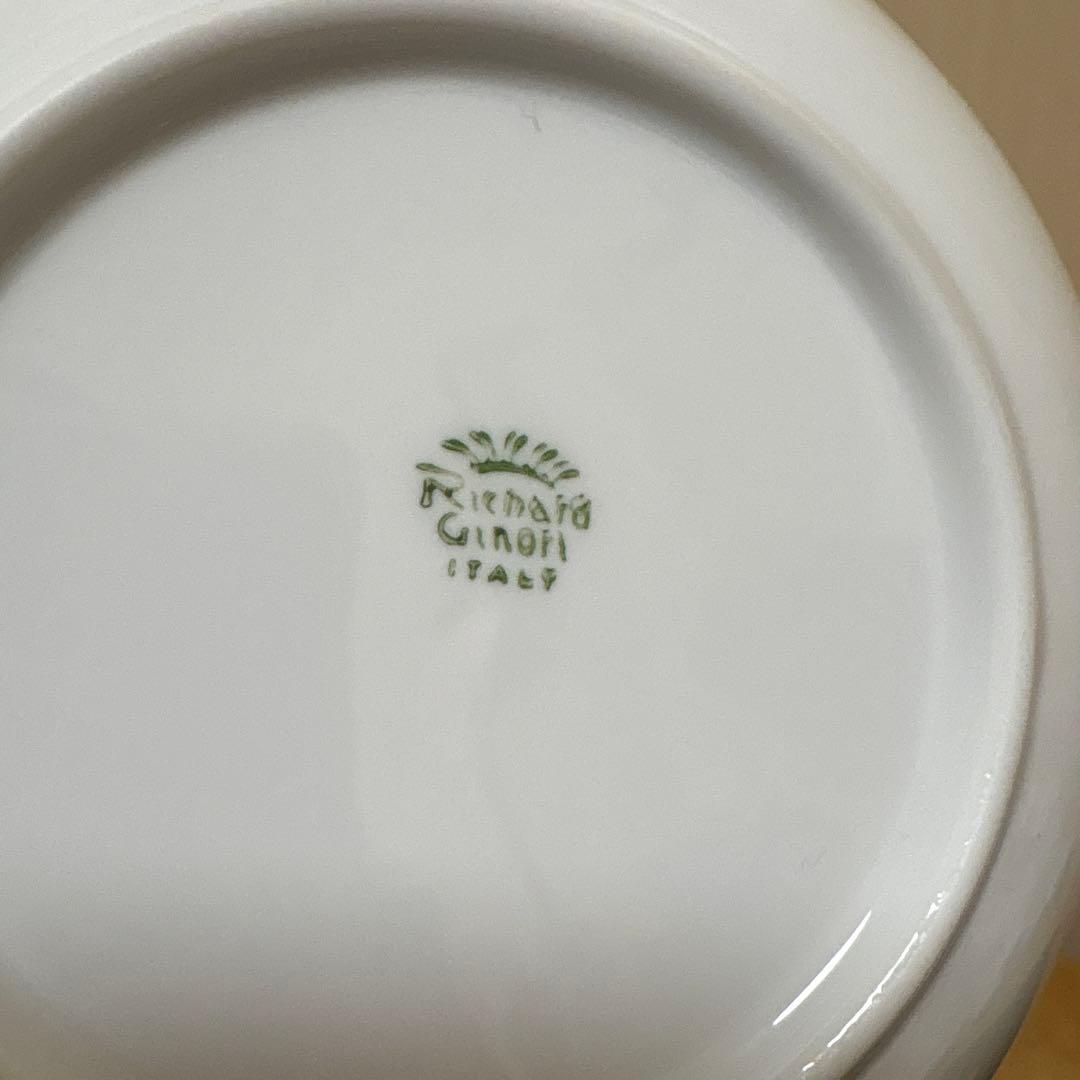 リチャードジノリ　ベッキオホワイト　ディッシュラウンド　6枚セット