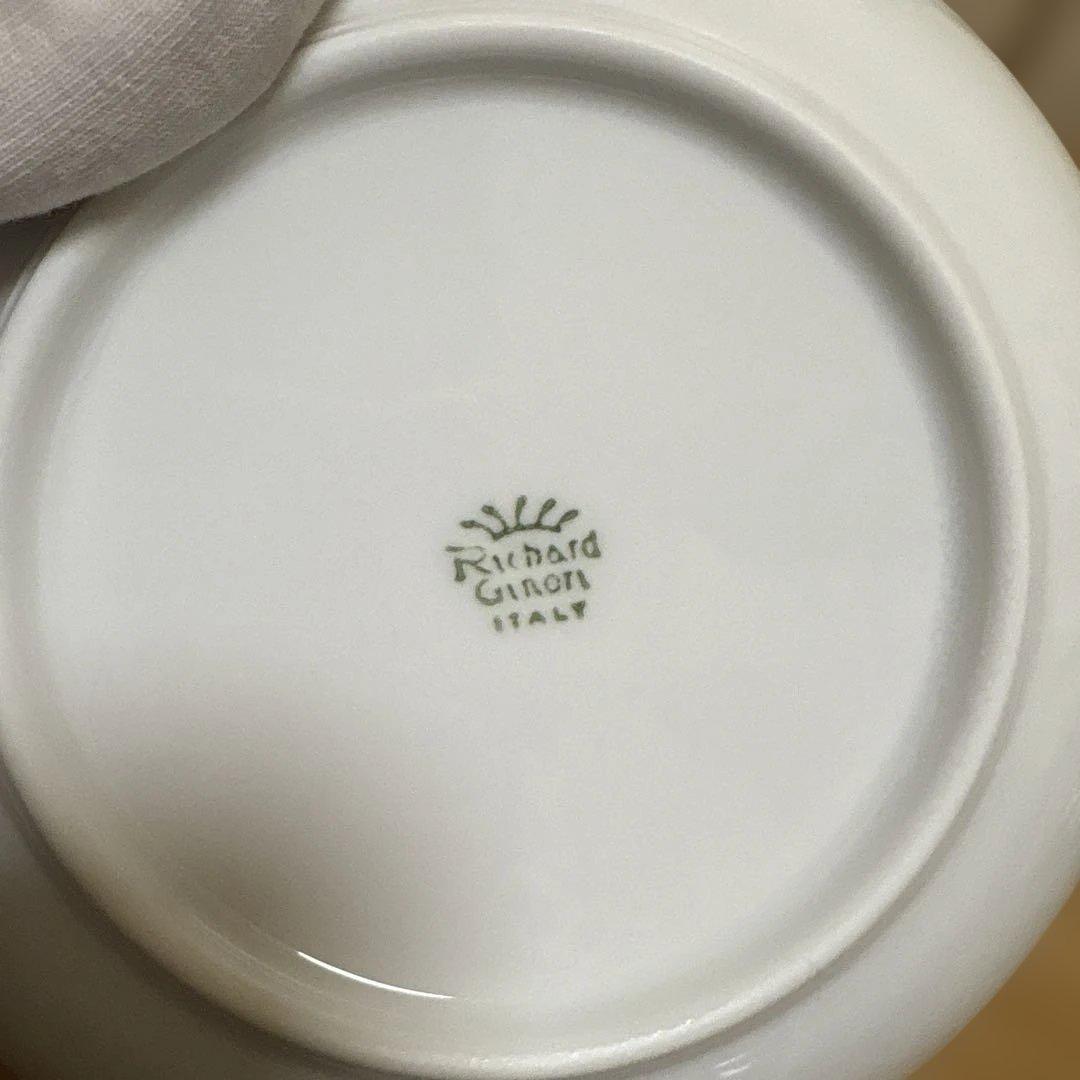 リチャードジノリ　ベッキオホワイト　ディッシュラウンド　6枚セット