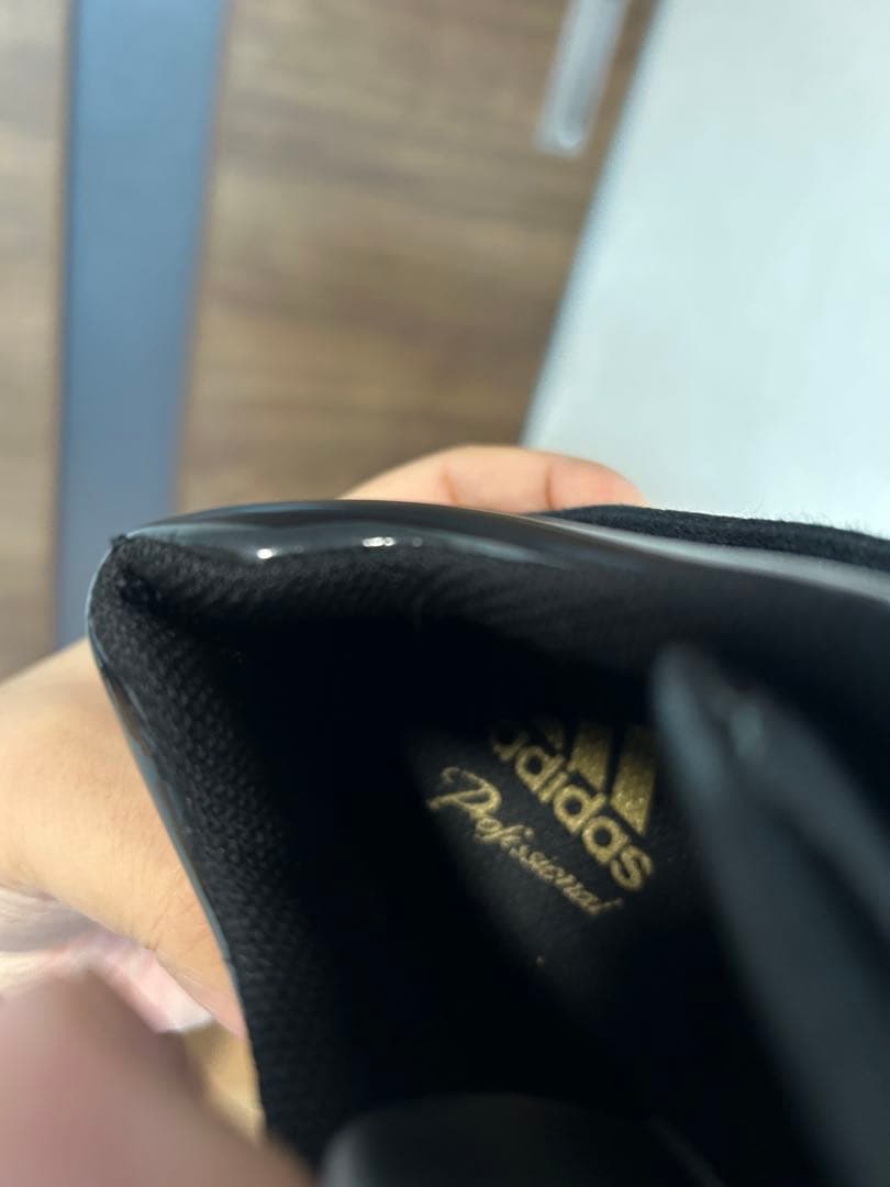 adidas アディダス ハイカットスパイク ブラック27 プロ野球支給品