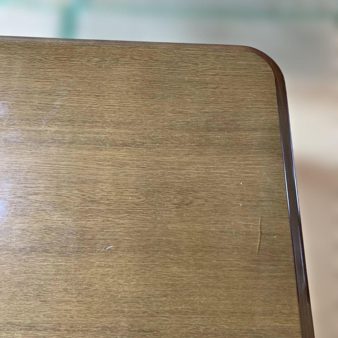 ブラウンの長方形こたつテーブル