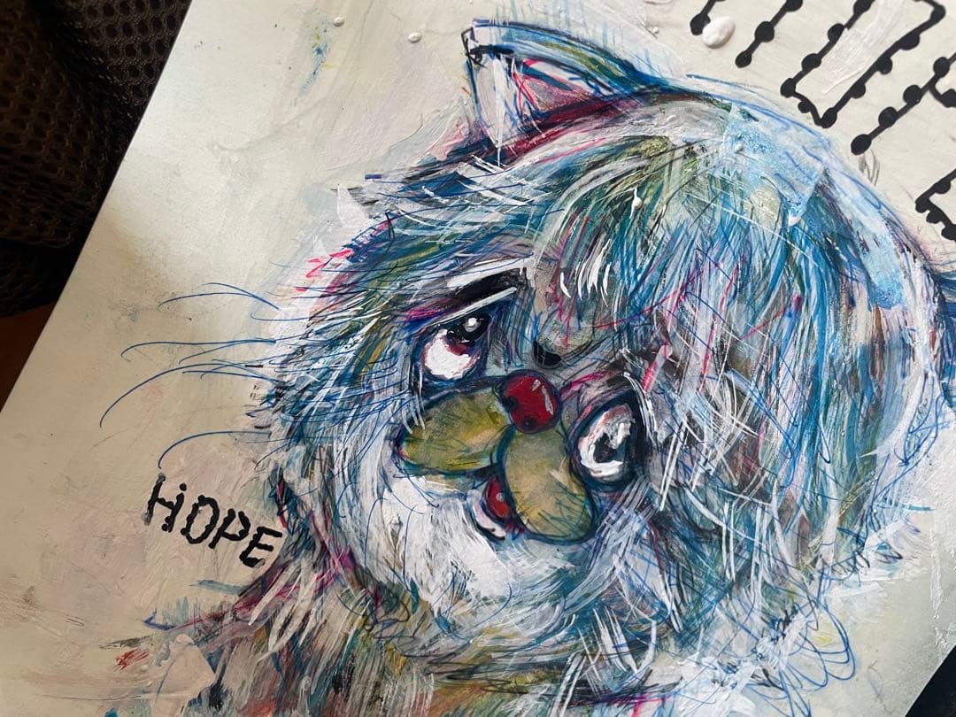 ま*ぶ様 HOPEと絶望。 a4アート紙2枚。