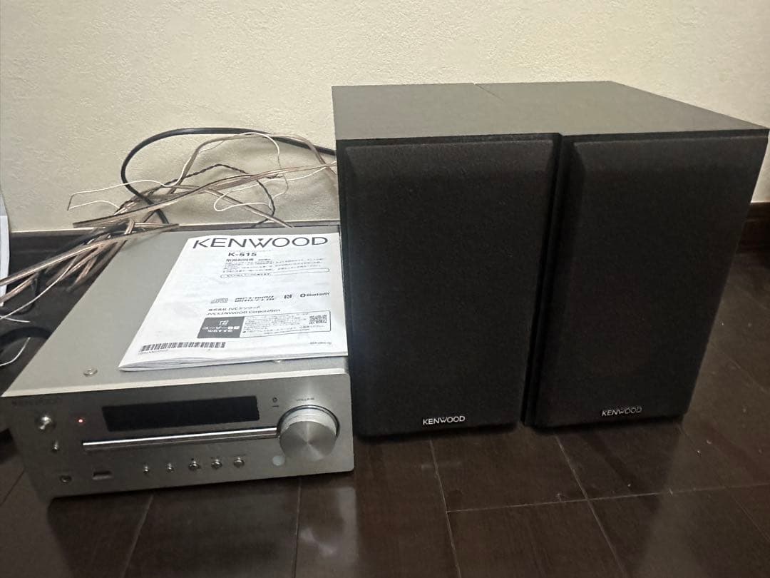 8/6までの出品 KENWOOD R-K515 と　スピーカー　2個