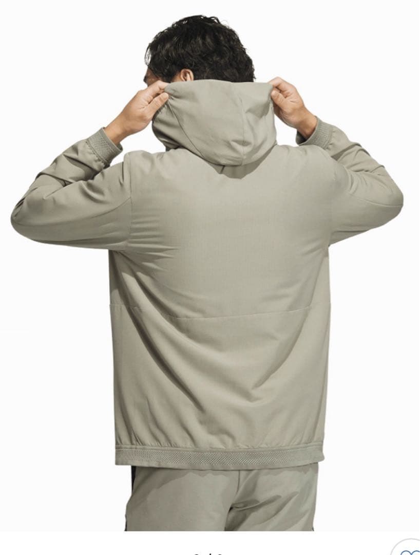 ✨週末限定価格✨新品アディダスゴルフ　撥水 長袖アノラックフーディージャケット