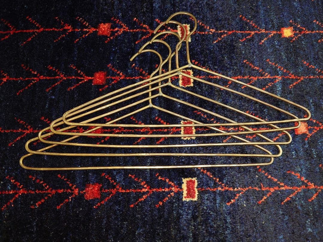 枯白 koku 真鍮ハンガー 2018年もみじ市で購入 5本セット ①