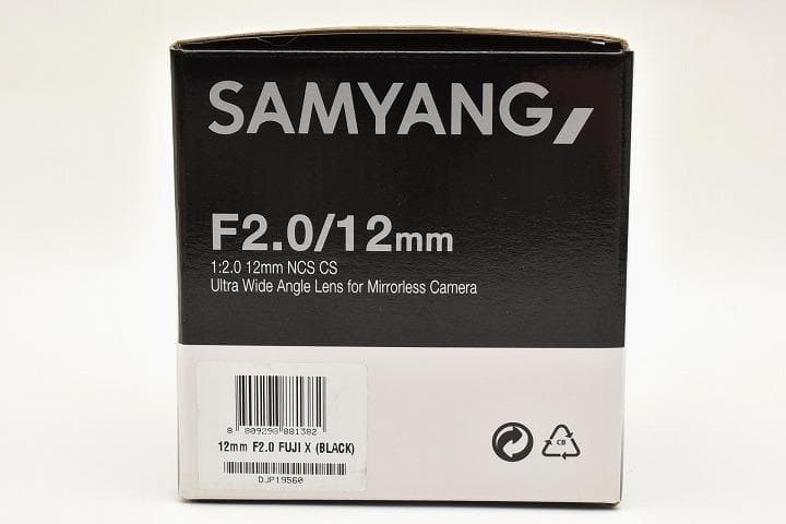 15266E ★新品★ SAMYANG MF 12mm F2.0 NCS CS