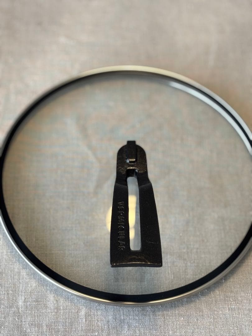 VECUULAR ブラック フライパン ガラス蓋付き