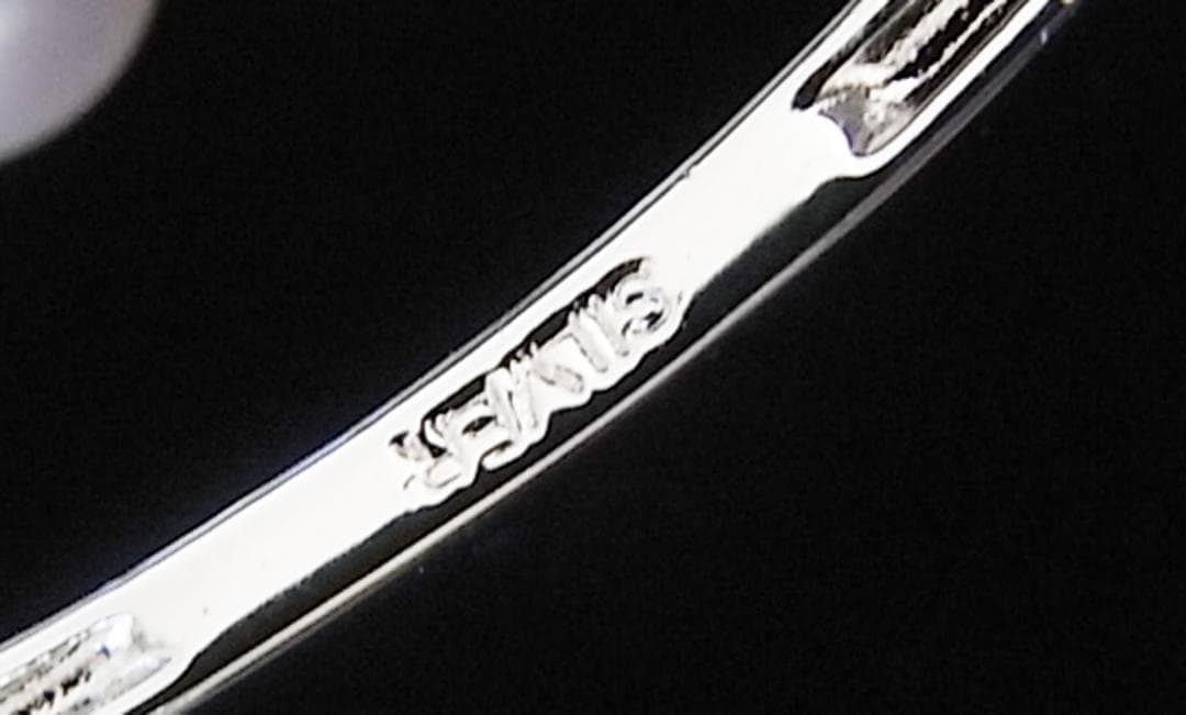 ★925シルバー(銀製) 本真珠ブローチ（アコヤ真珠)３粒★ 真珠のブローチ新品