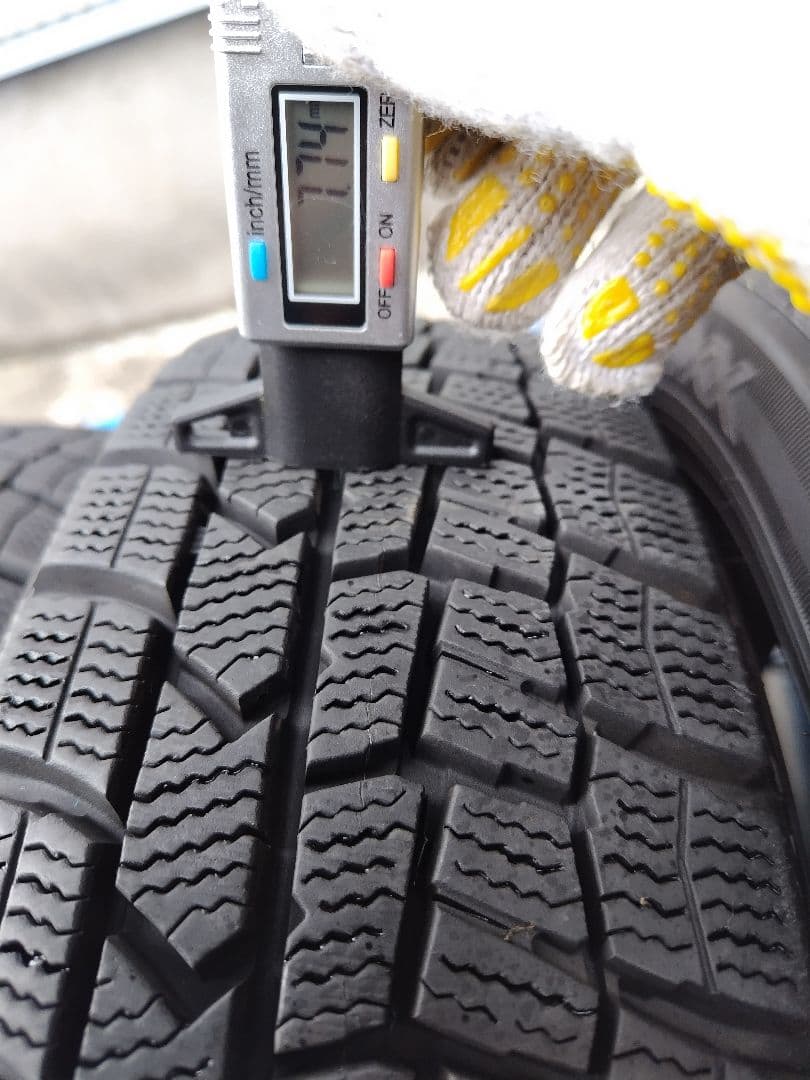 155/65R14【1/2】スタッドレスタイヤ、アルミホイール付、2本分割