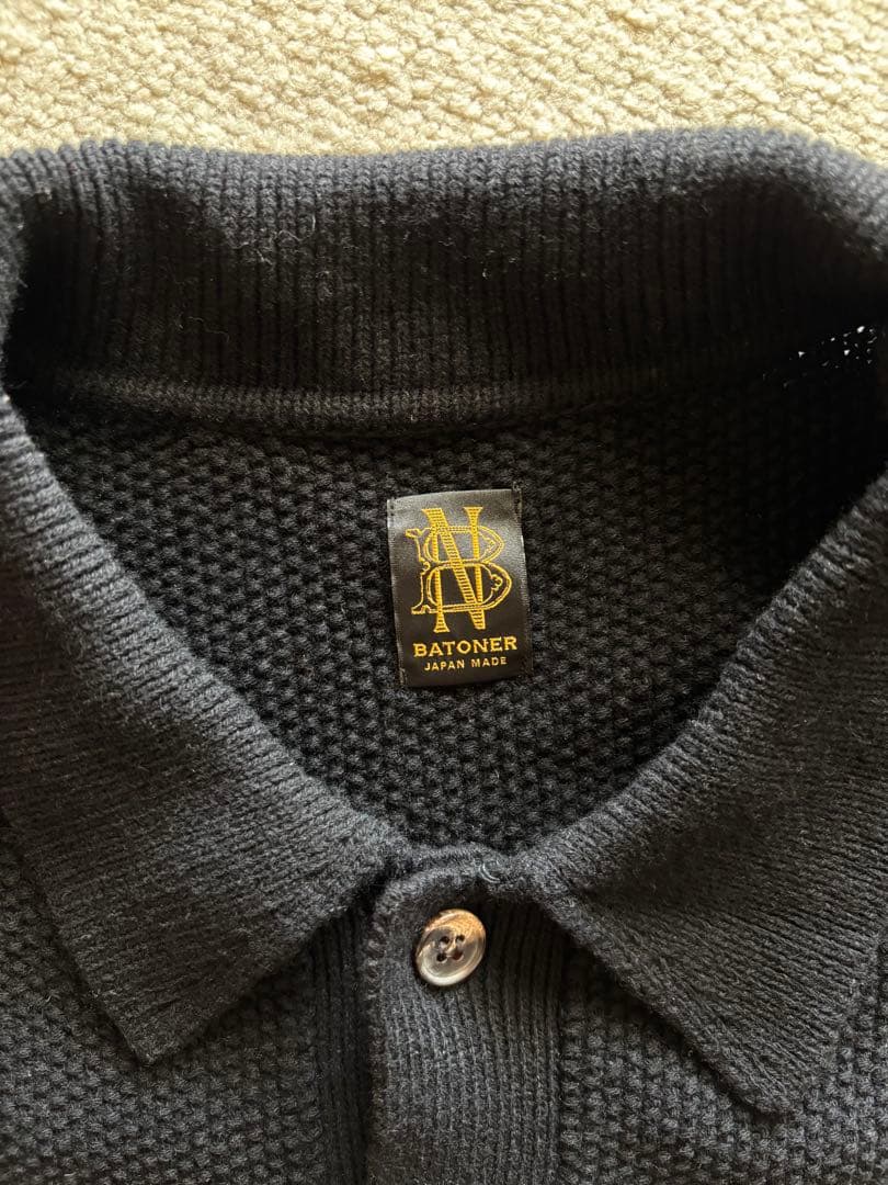 トップス BATONER /Pioue Polo Long Sleeve /3