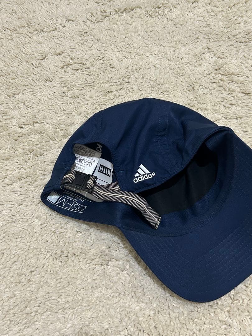 KITH adidas コラボ キャップ ネイビー