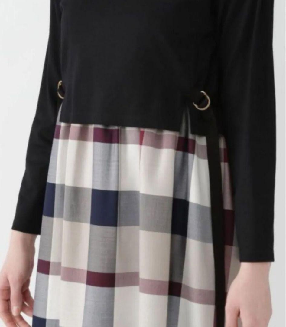 ☆BLUE LABEL CRESTBRIDGE ポンチチェックワンピース　美品☆