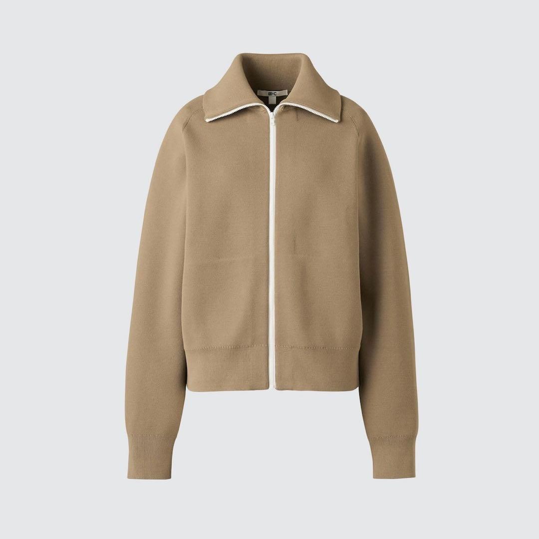 UNIQLO:Ｃ　ミラノリブフルジップカーディガン