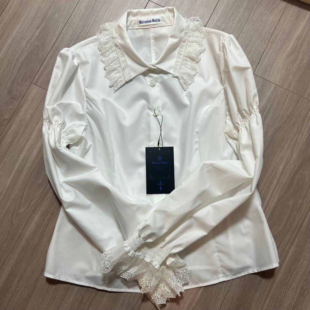 モワメームモワティエ　シャーリングブラウス　9号