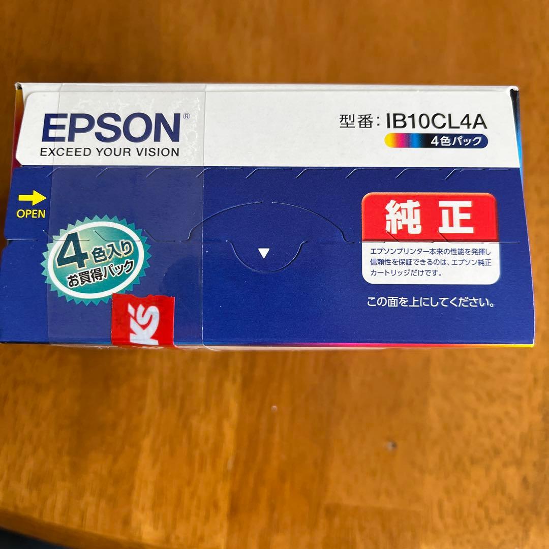 EPSON IB10CL4A 4色パック インクカートリッジ（計３セット）