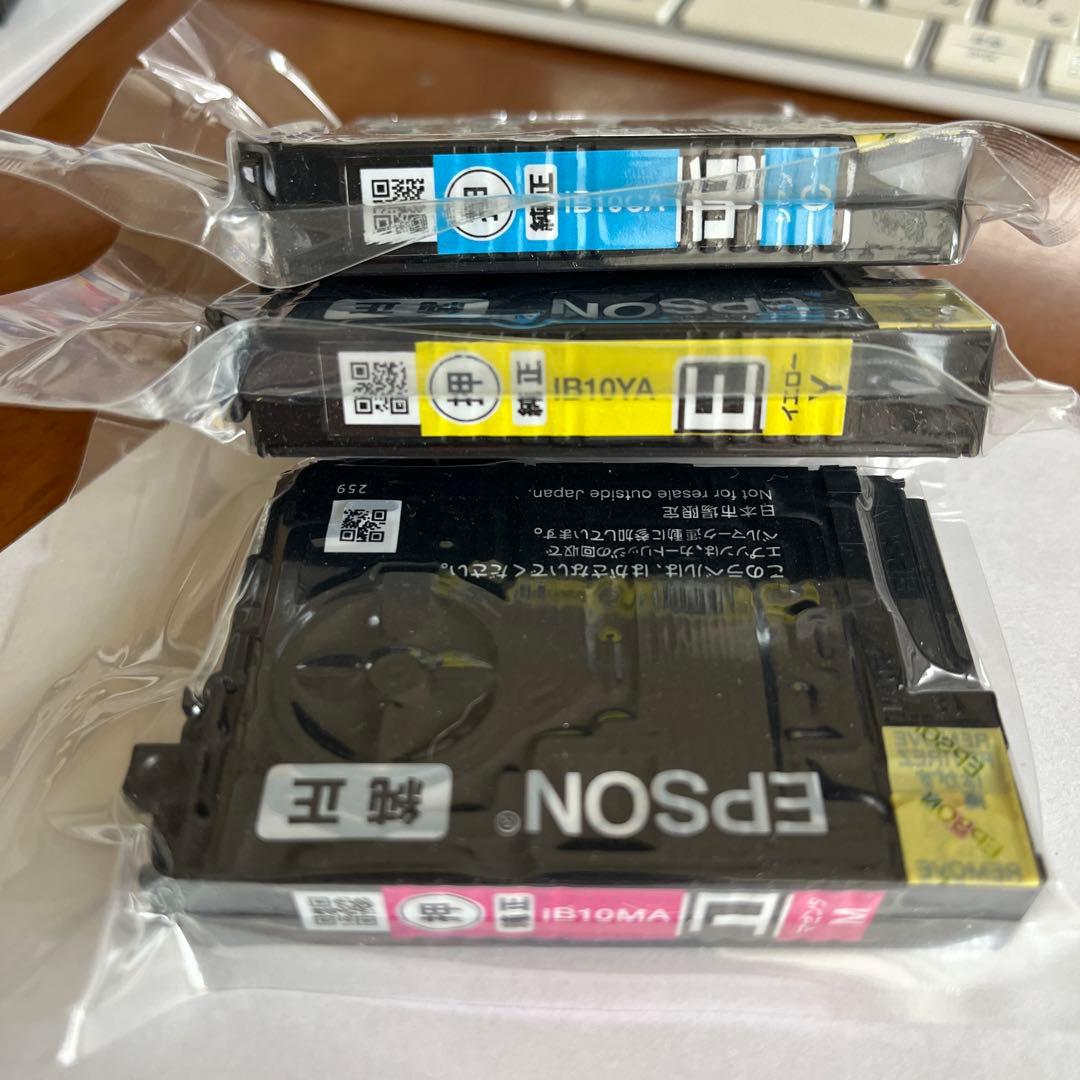 EPSON IB10CL4A 4色パック インクカートリッジ（計３セット）