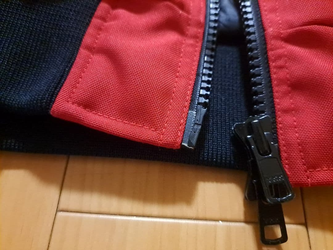 美品　Size:L　バックチャンネル　コーデュラ　ジャケット　ブラック×レッド