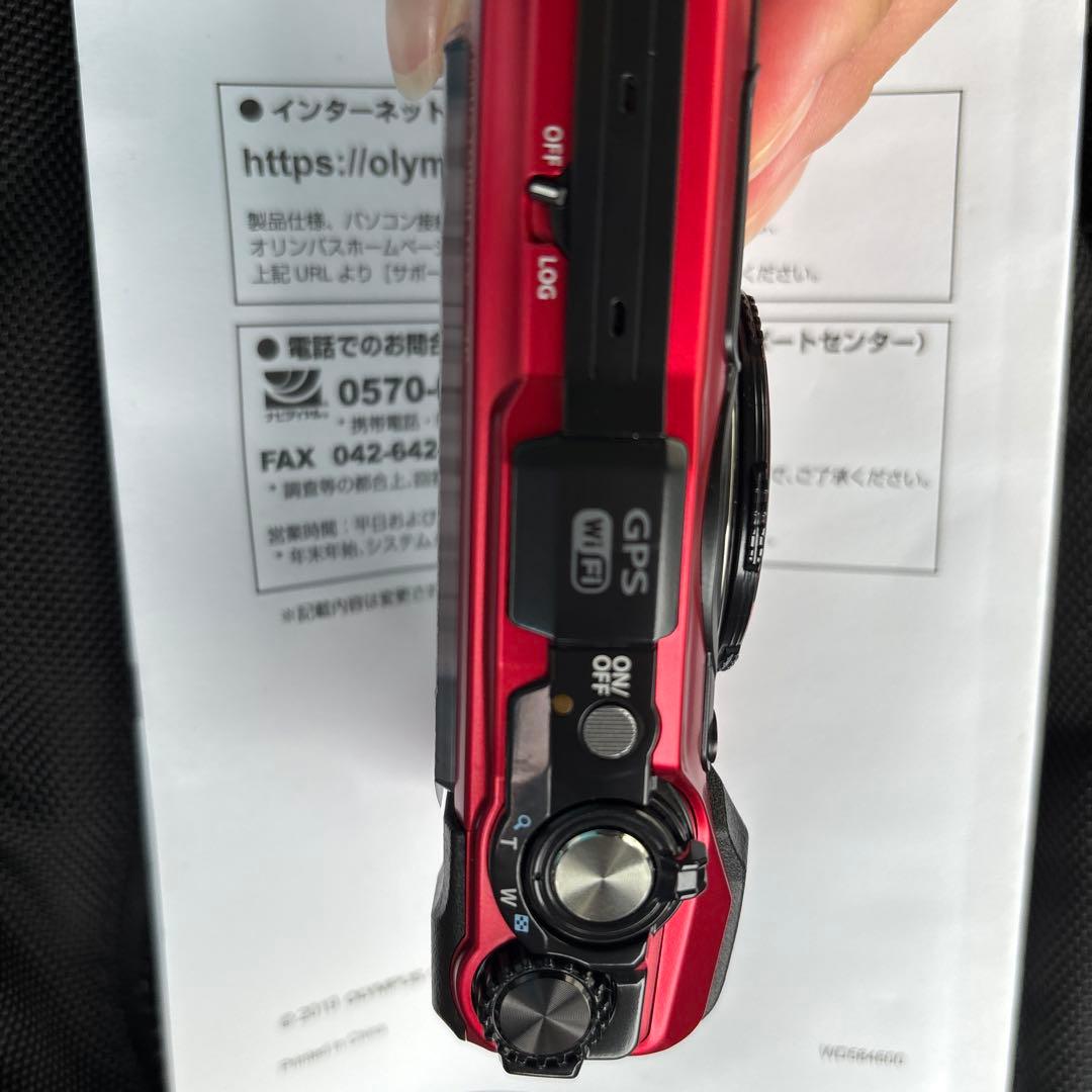 OLYMPUS TG-6 デジタルカメラ レッド