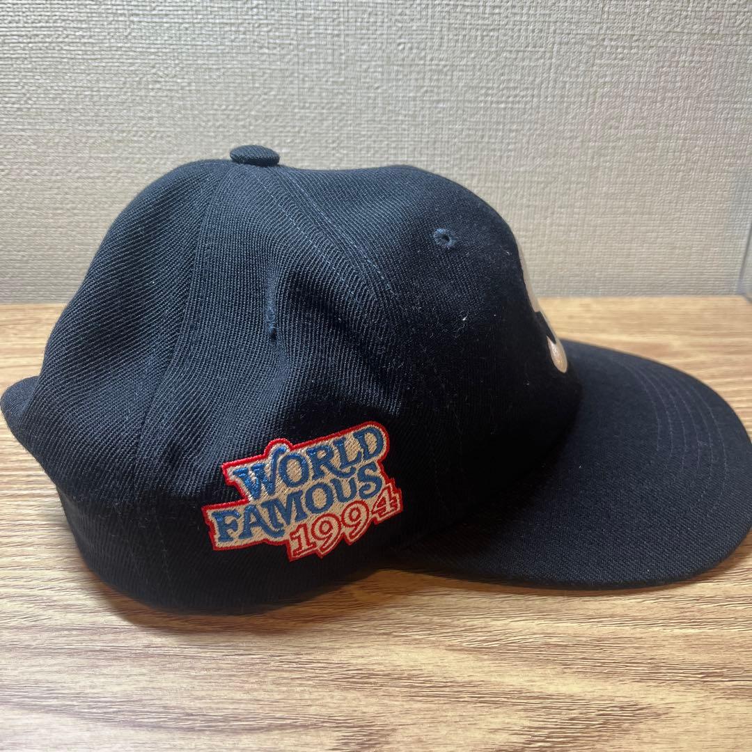 SUPREME ネイビー シュプリーム World Famous キャップ