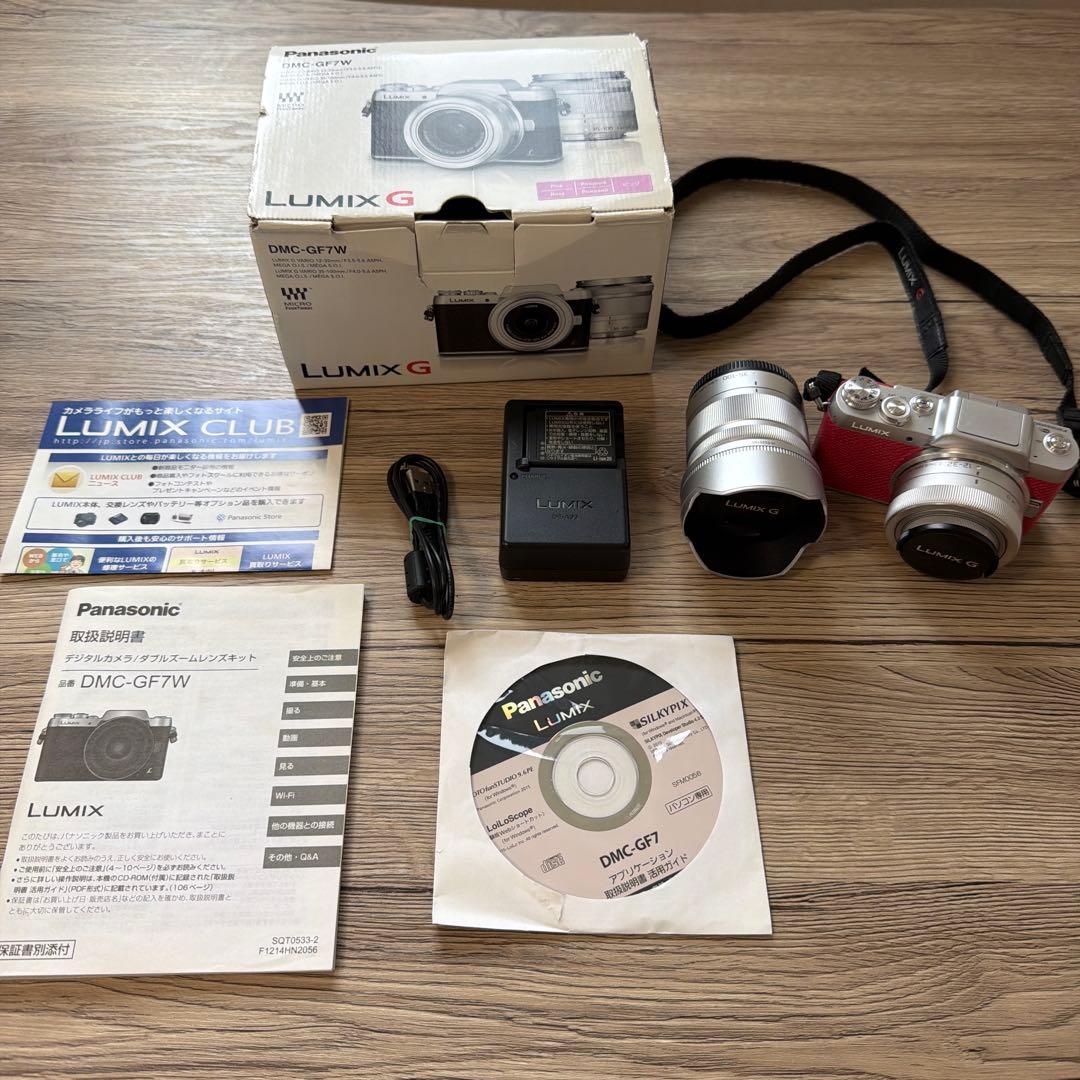 LUMIX G DMC-GF7W ダブルズームレンズキット　ミラーレス一眼
