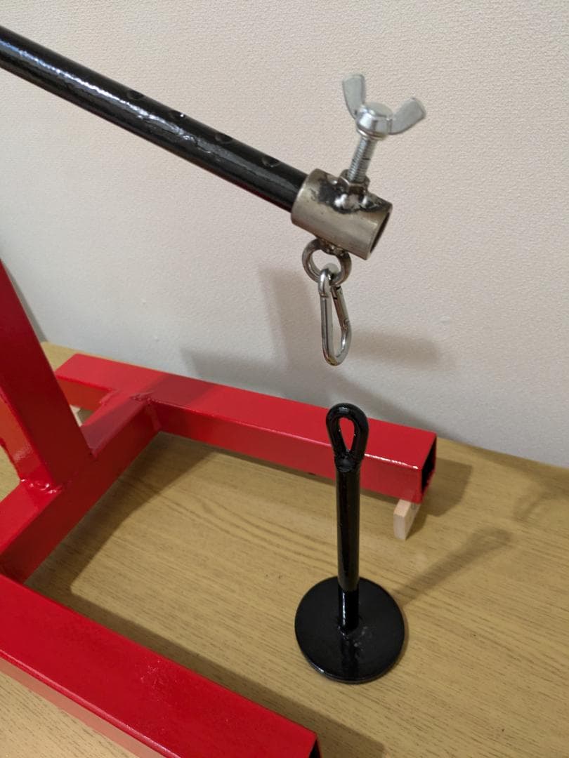 握力強化　SW プレートホルダー&カラビナ付　アームレスリング　腕相撲　前腕