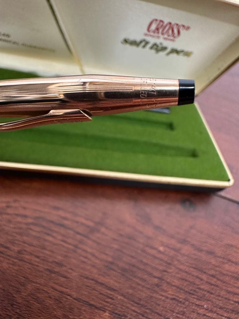 ★良品クロス12金張★ソフトチップペン＆鉛筆セット希少